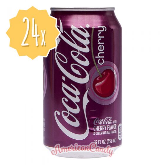 24x Coca Cola Cherry USA
