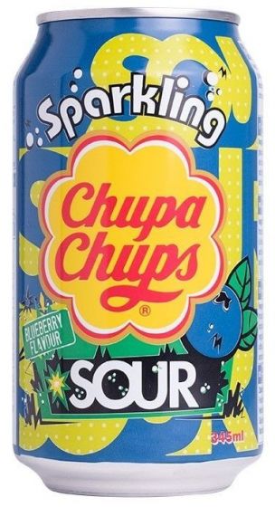 Chupa Chups Sparkling Sour Blueberry