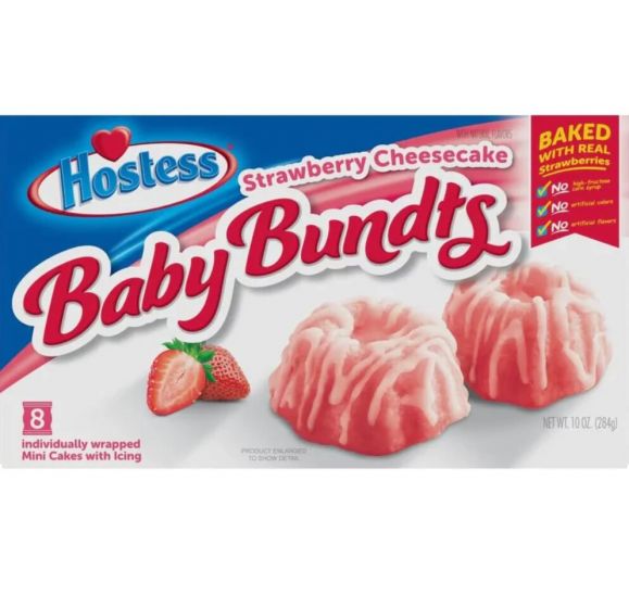 Hostess Baby Bundts Strawberry Cheesecake 8er