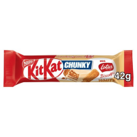 KitKat chunky white with Lotus Biscoff